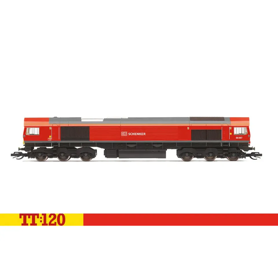 Hornby Class 66 66097 modellok TT120 DB Schenker
