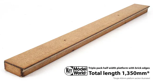 PJM Models Half Width Platform OO byggsats trippel tegel