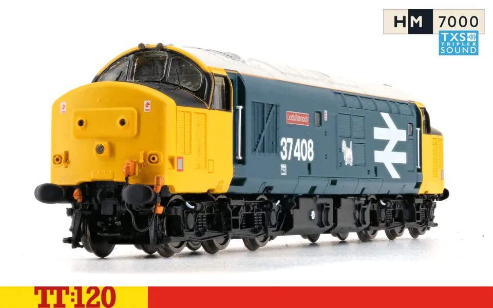 Hornby TT:120 Class 37 37408 Loch Rannoch modellok med ljud