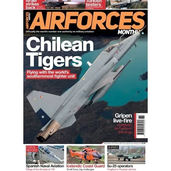 AirForces Monthly november 2018 tidning militärflyg