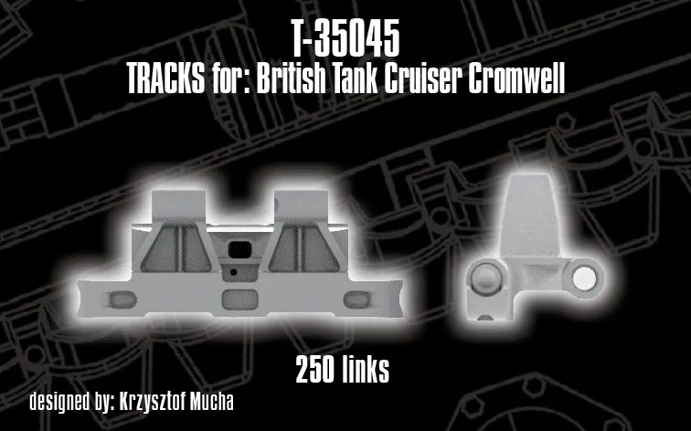 ROSSAGRAPH QuickTracks T-35045 larvband 1/35 Cromwell
