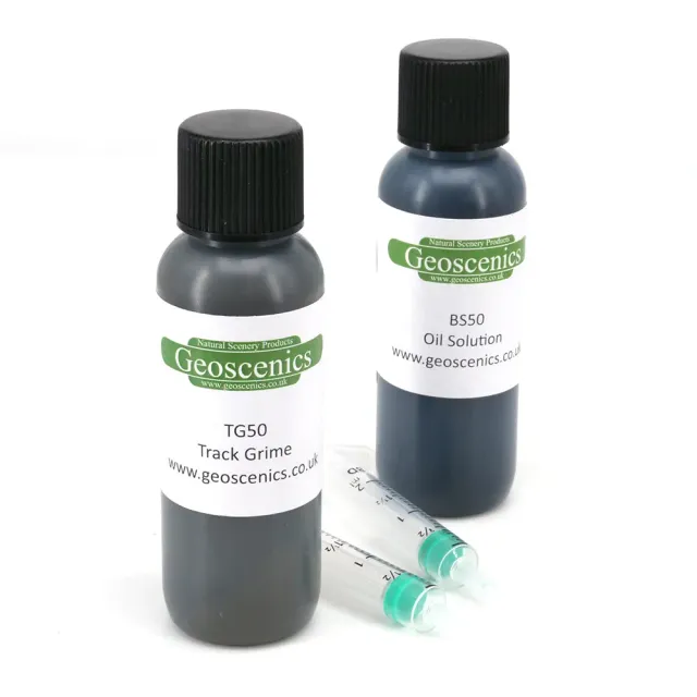 Geoscenics Track Grime Oil färgset modelljärnväg 2 färger