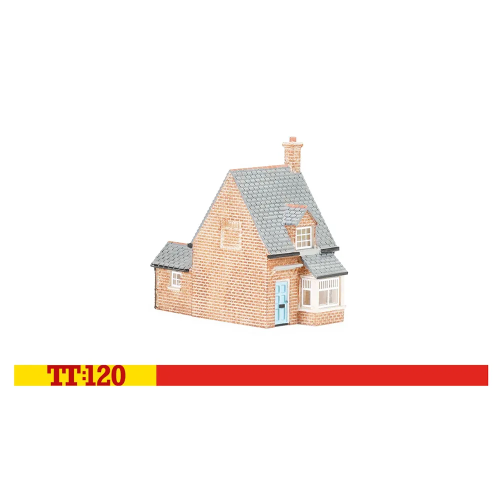 Hornby TT:120 M. Wilkes Photographers modellhus färdigt