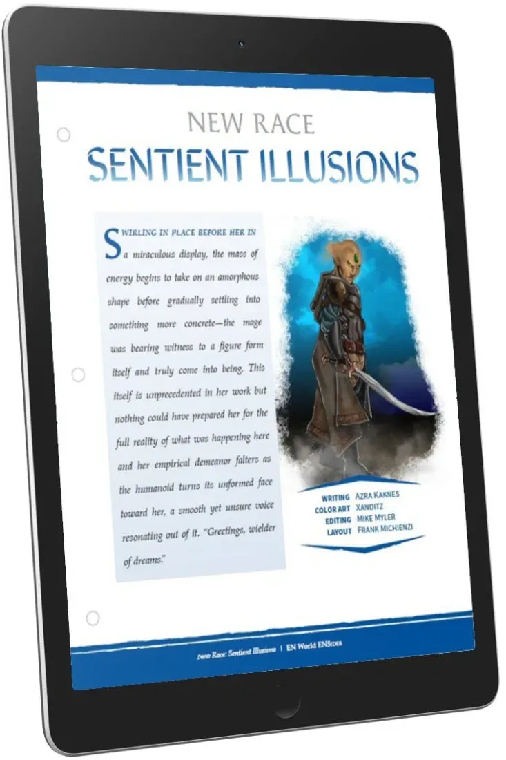 EN Publishing Sentient Illusions D&D 5e ras PDF illusion