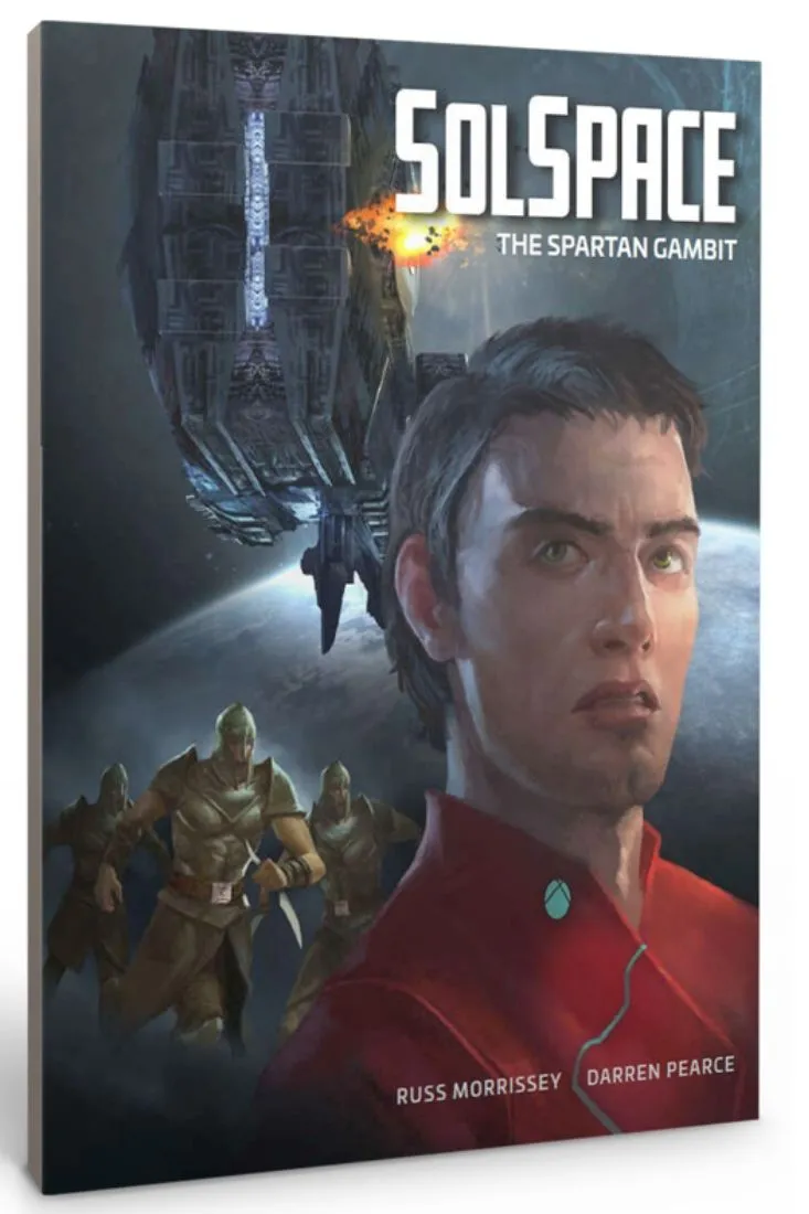EN Publishing SolSpace Spartan Gambit äventyrsbok softcover