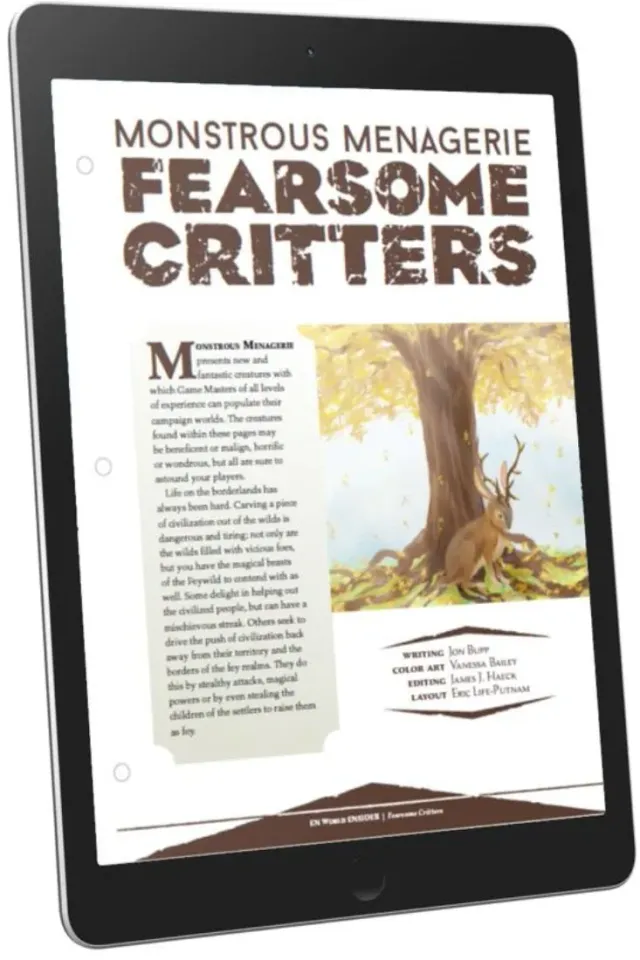 EN Publishing Monstrous Menagerie Fearsome Critters PDF 5E