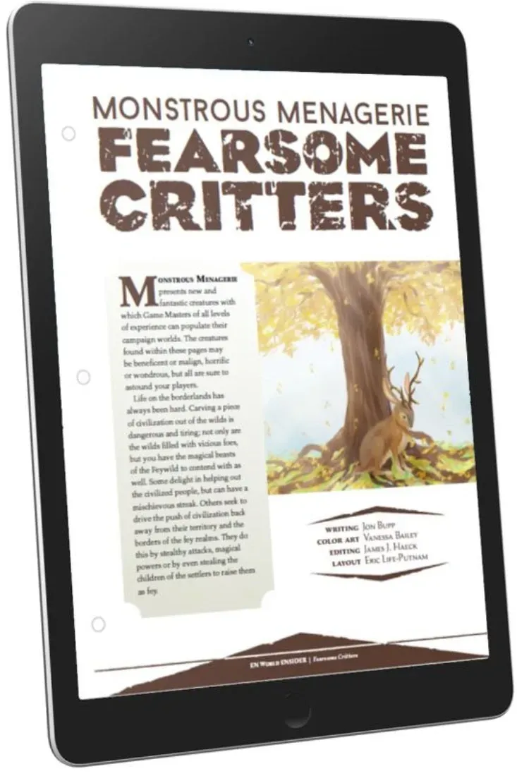 EN Publishing Monstrous Menagerie Fearsome Critters PDF 5E
