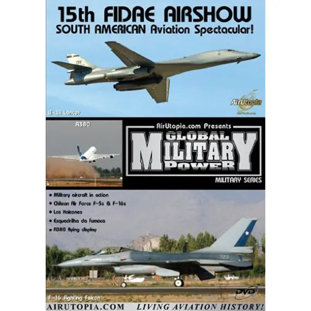 15th Fidae Airshow DVD militärflyg Sydamerika 2008