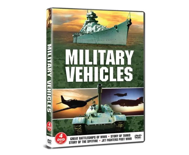 Military Vehicles 4 DVD box militärhistoria