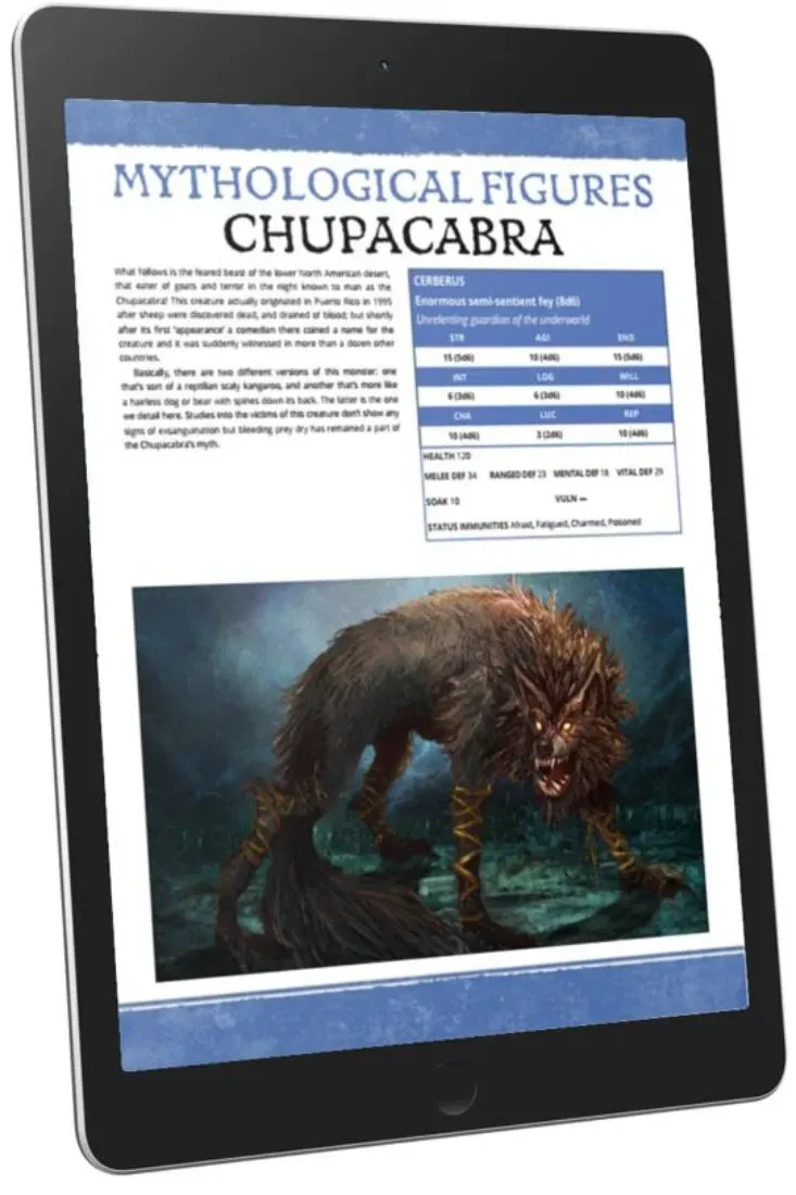 EN Publishing Chupacabra WOIN rollspels-pdf