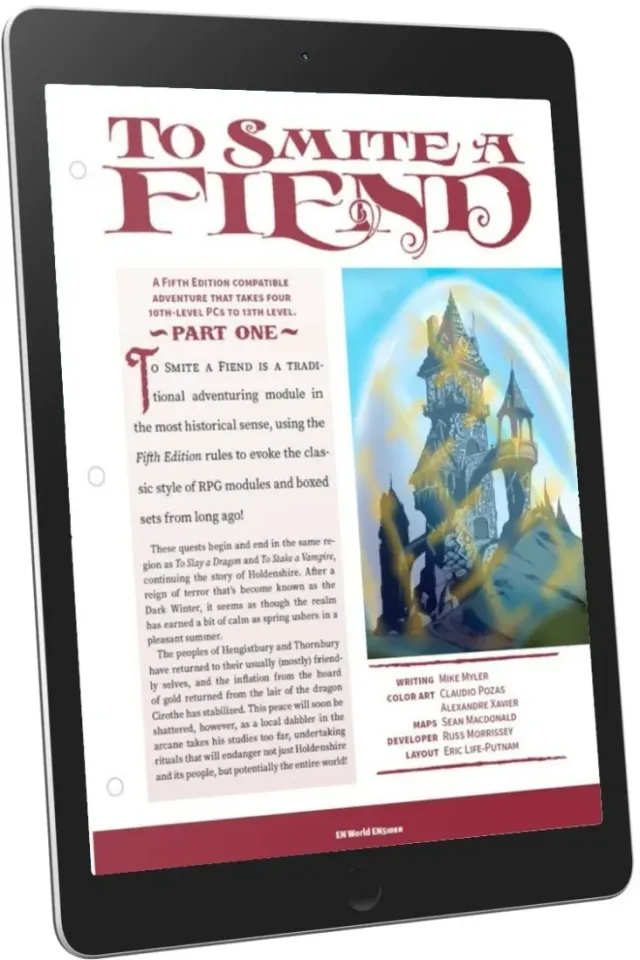 EN Publishing To Smite A Fiend Part One äventyr PDF nivå 10-12