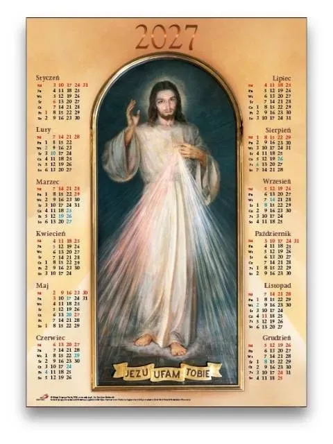 Sharon Jesus väggkalender 2027 49x68 affisch
