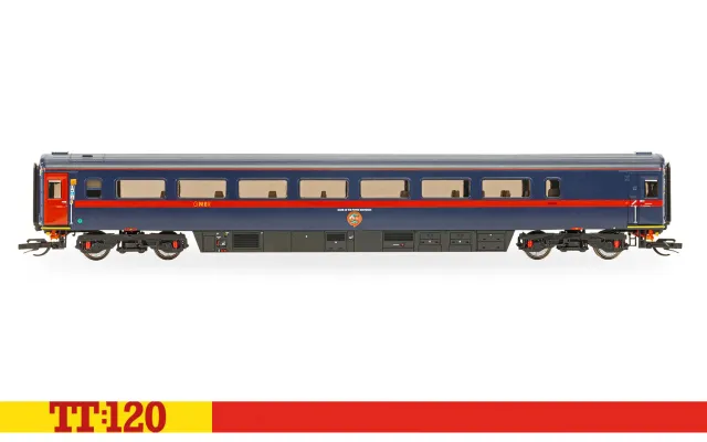 Hornby TT:120 GNER HST Mk3 TGS 44098 modellvagn GNER-blå
