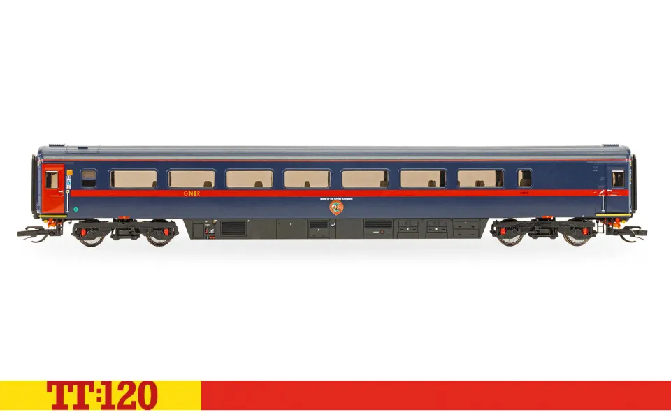 Hornby TT:120 GNER HST Mk3 TGS 44098 modellvagn GNER-blå