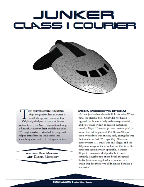 EN Publishing Junker Courier rymdskepp PDF WOIN