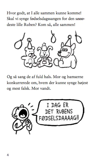 ABC Forlag Verdens værste fødselsdag kapitelbok