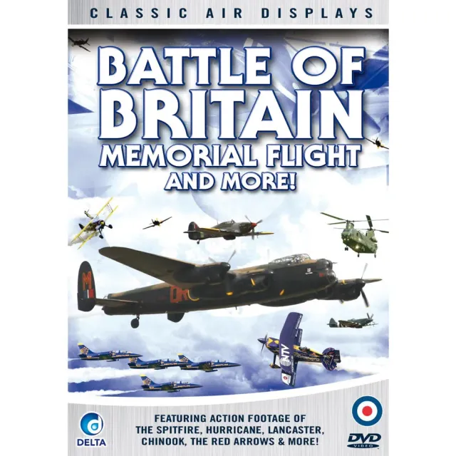 Battle of Britain Memorial Flight DVD flyguppvisning Lancaster