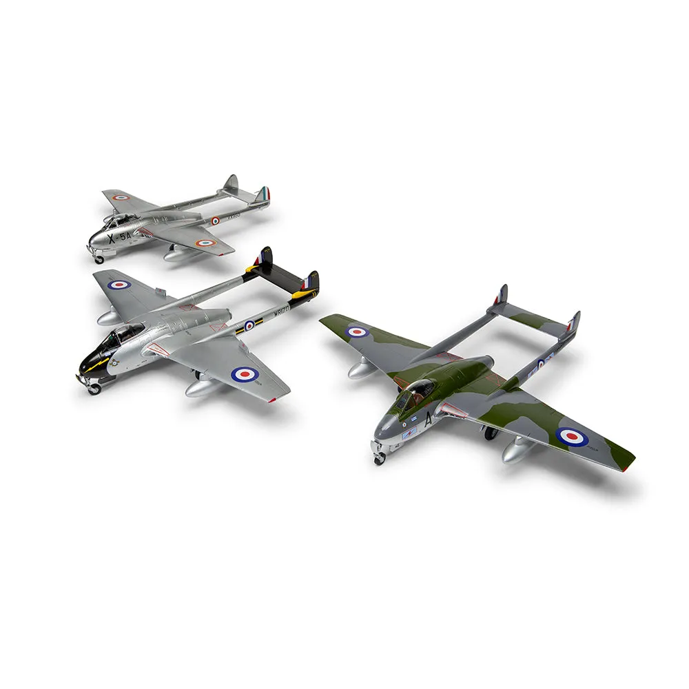 Airfix De Havilland Vampire FB5 FB9 byggsats 1:48 3 dekaler