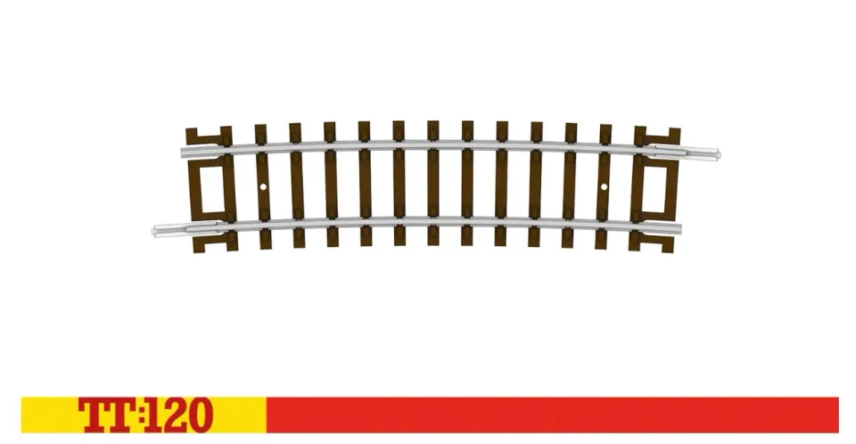 Hornby TT:120 Curve 6th Radius kurvspår 7 grader