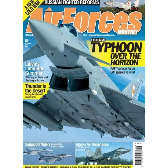 AirForces Monthly October 2015 tidning läsexemplar