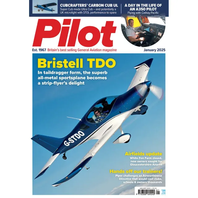Pilot Magazine januari 2025 tidning lösnummer flyg