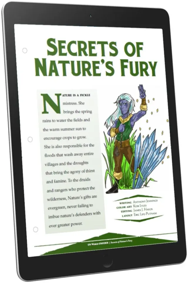 EN Publishing Secrets of Natures Fury druid PDF 10 spells