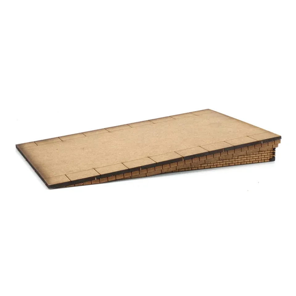 PJM Models OO Platform Ramp Pack byggsats blockkant 2-pack