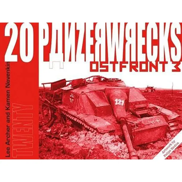 Panzerwrecks 20 Ostfront 3 bok häftad vrakbilder