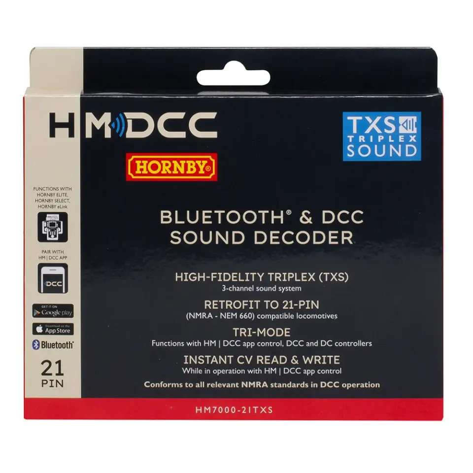 Hornby HM7000-21TXS ljuddekoder 21-pin Bluetooth