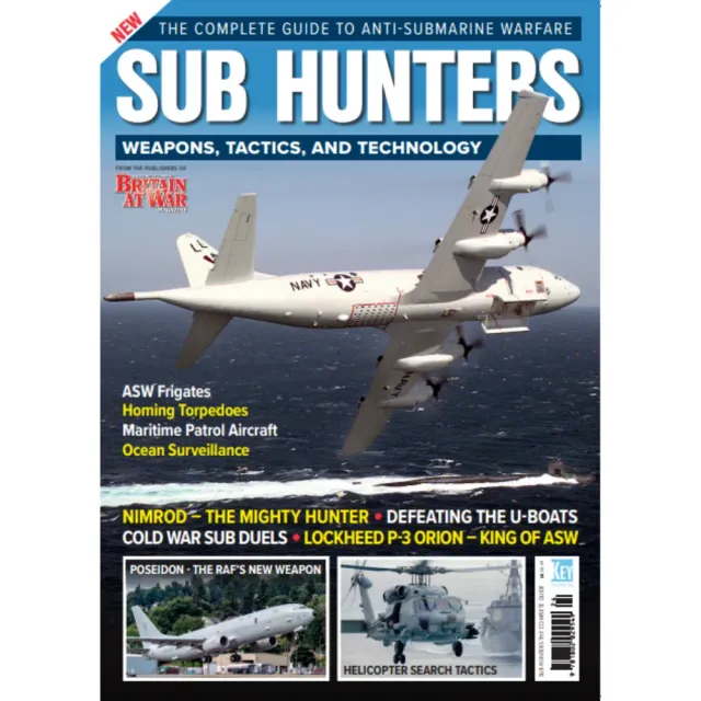 Key Books Sub Hunters bookazine ubåtsjakt 116 sidor