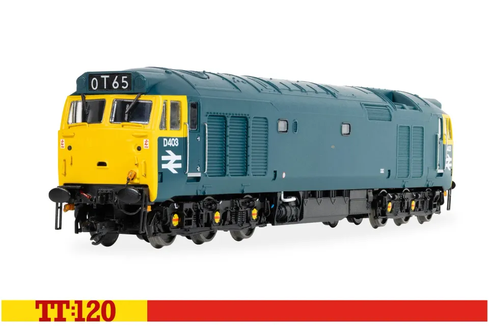 Hornby TT:120 Class 50 D403 diesellok BR blue