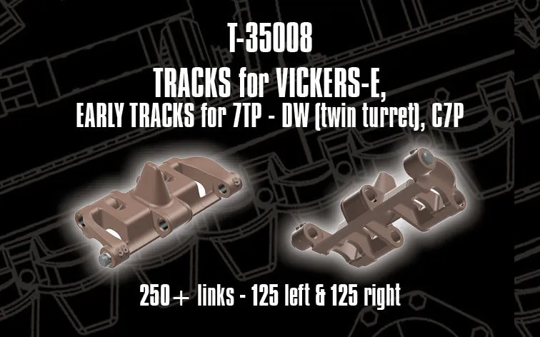 Rossagraph QuickTracks T-35008 band Vickers-E 7TP 1/35