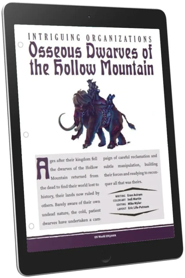 EN Publishing Osseus Dwarves äventyr PDF odöda dvärgar