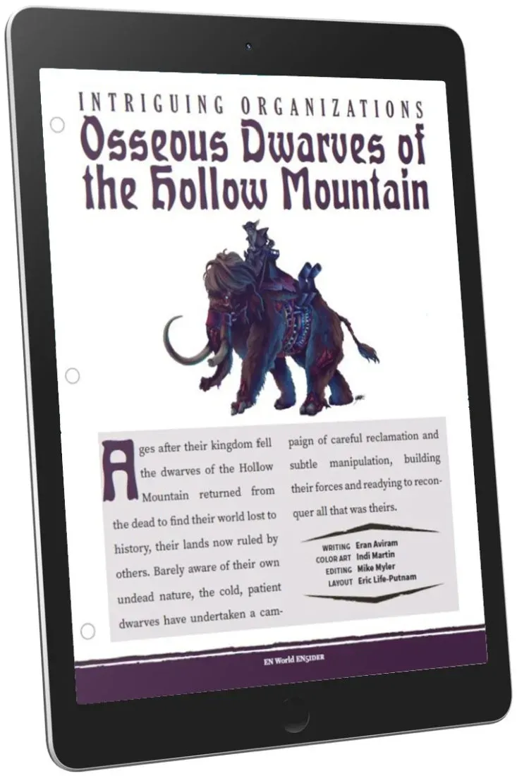 EN Publishing Osseus Dwarves äventyr PDF odöda dvärgar