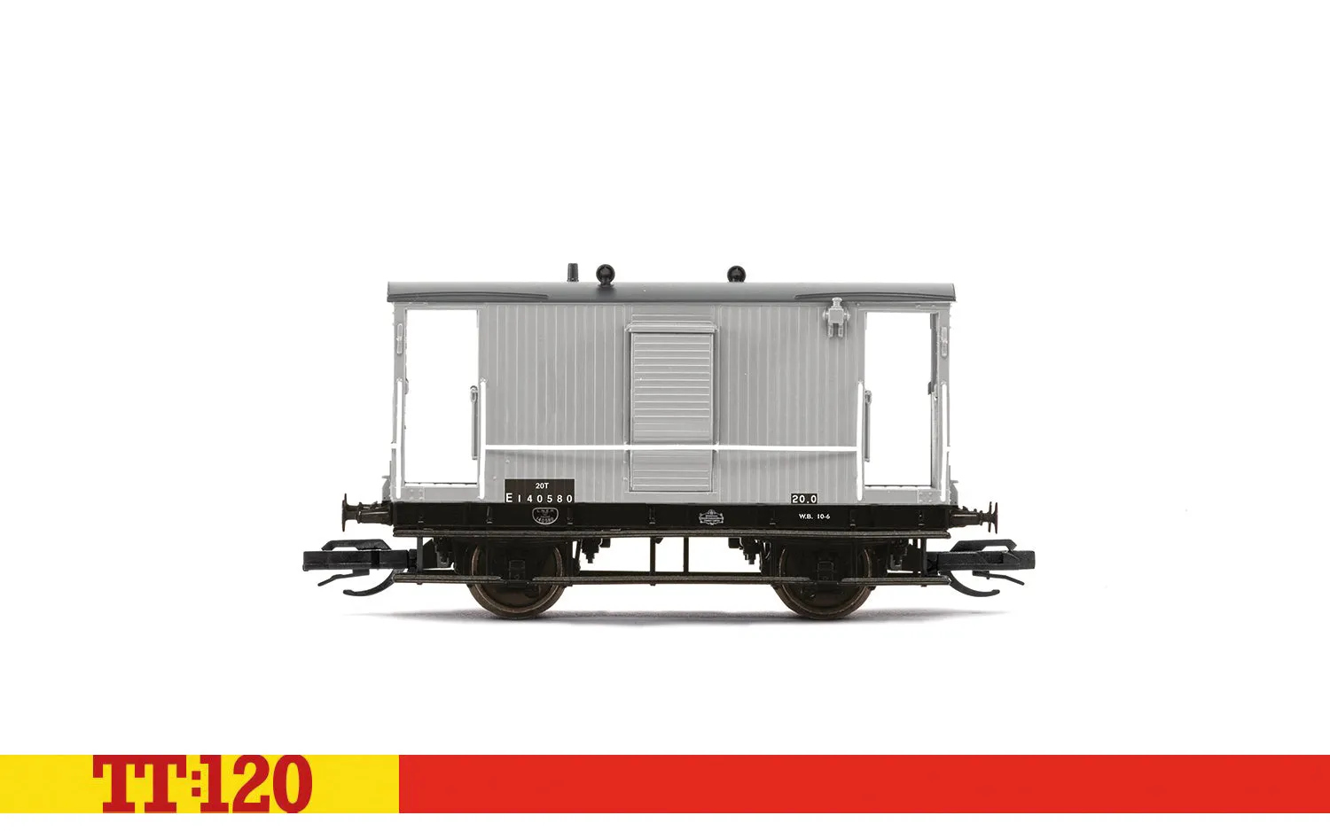 Hornby TT:120 BR ex-LNER brake van E140580 vagn