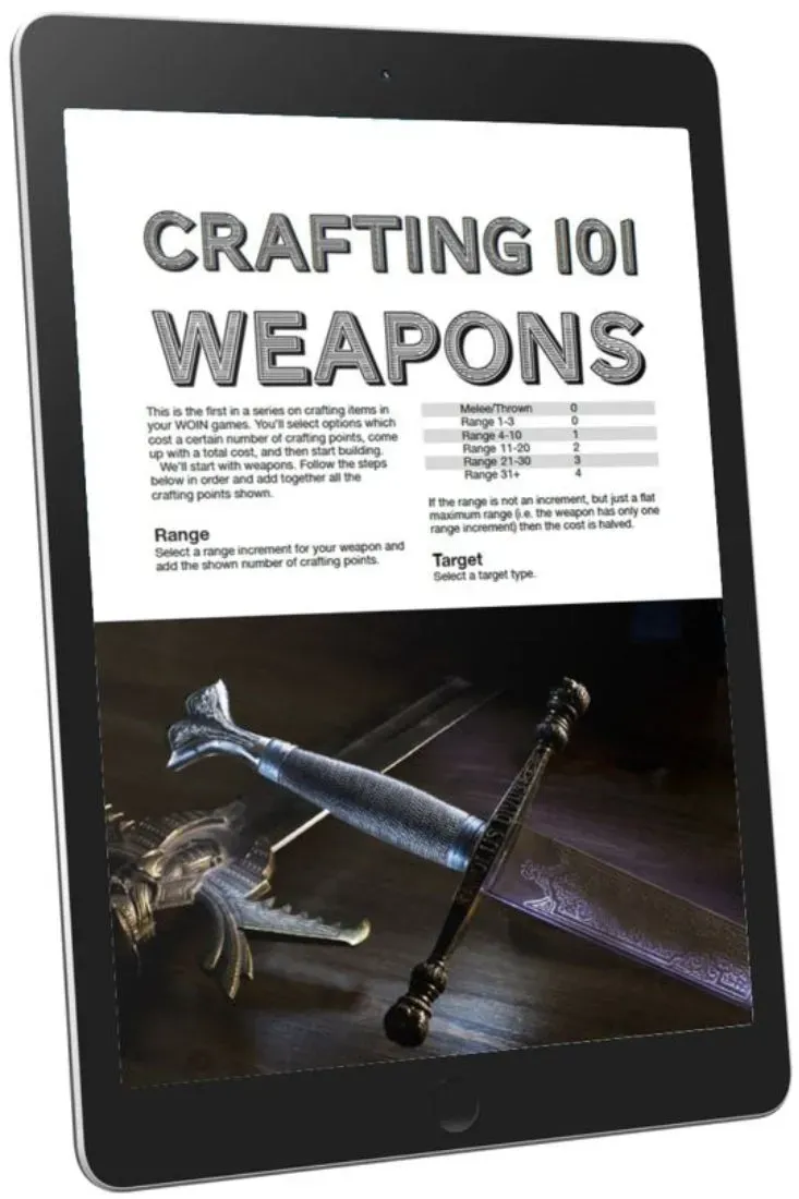EN Publishing Crafting 101 Weapons hantverk PDF WOIN