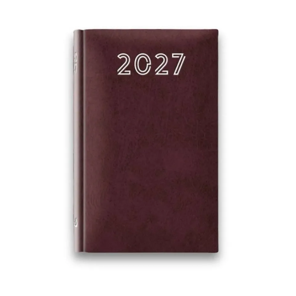 Sharon Standard B7 fickkalender 2027 vinröd