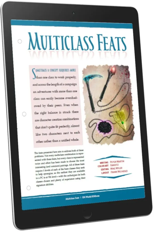 EN Publishing Multiclass Feats regelbok PDF multiklass