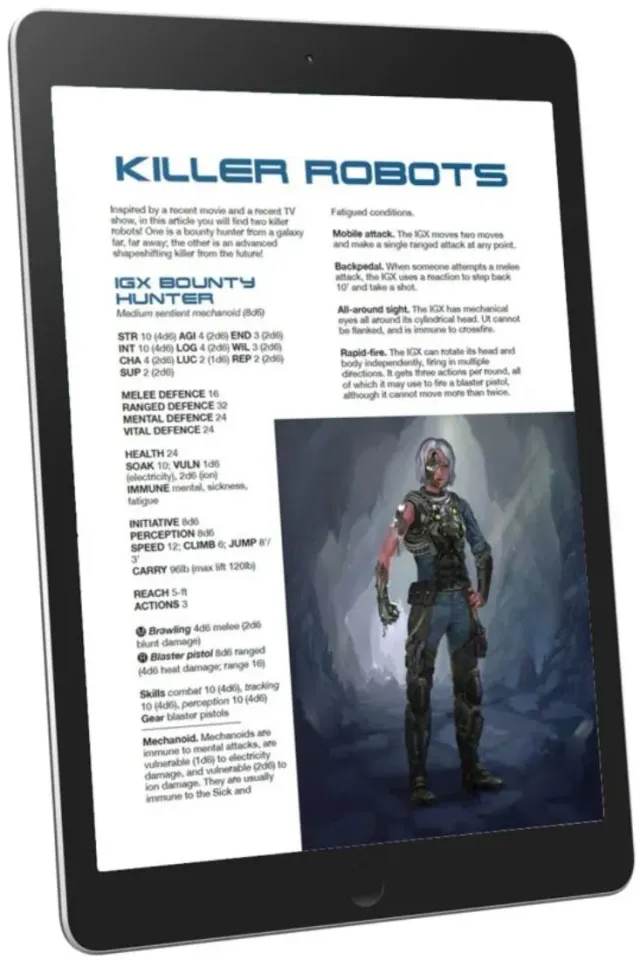 EN Publishing WOIN Killer Robots rollspel PDF