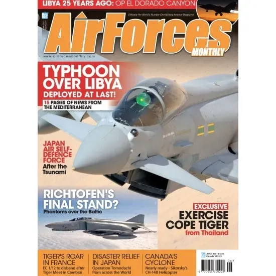 AirForces Monthly June 2011 tidning Typhoon