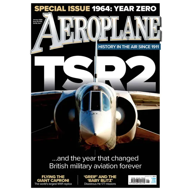 Aeroplane Monthly January 2024 tidning flyghistoria