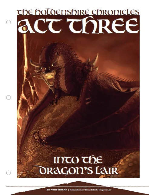 EN Publishing Holdenshire Into the Dragon's Lair äventyr PDF final