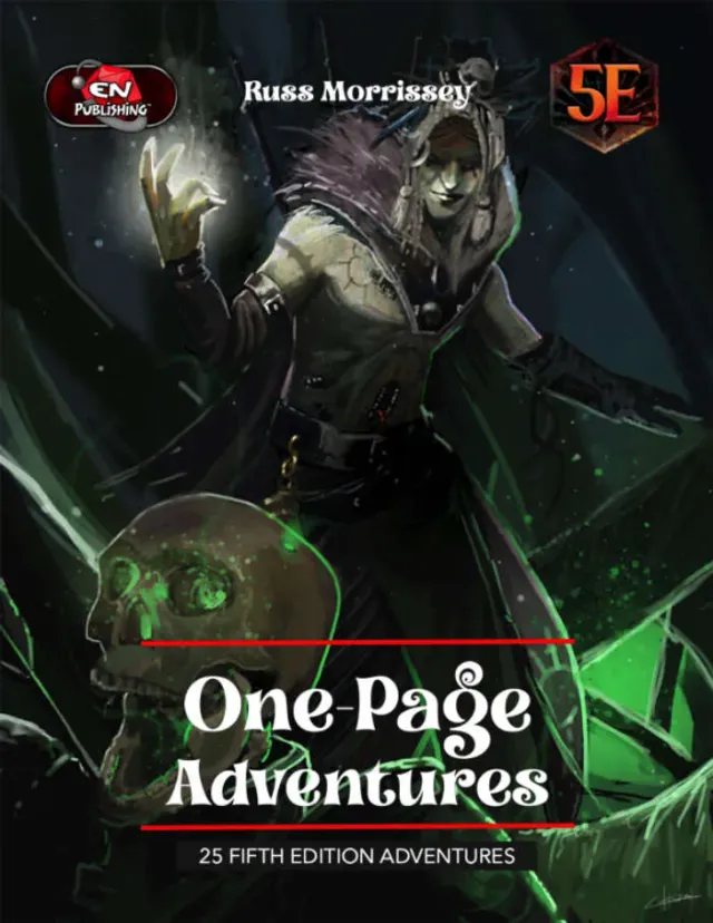EN Publishing One-Page Adventures äventyr softcover + PDF 25 engsidiga