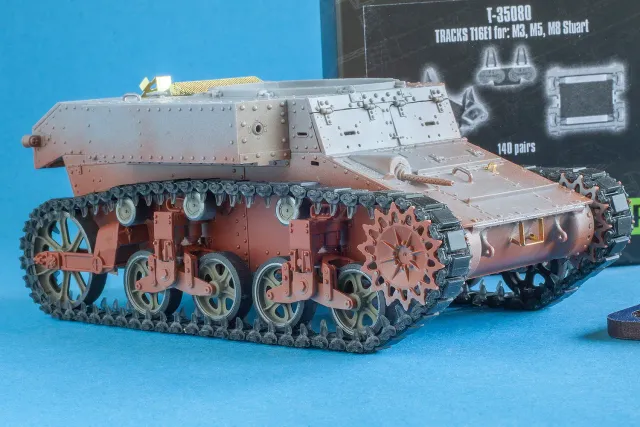 ROSSAGRAPH QuickTracks T-35080 band T16E1 Stuart 1/35