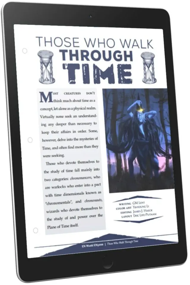 EN Publishing Those Who Walk Through Time rollspel PDF tid