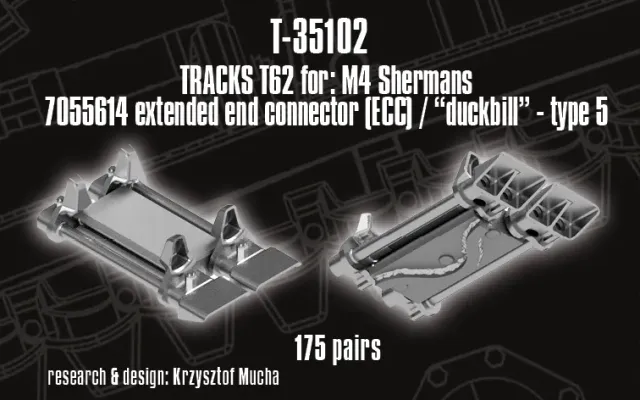 ROSSAGRAPH QuickTracks T-35102 larvband 1/35 Sherman