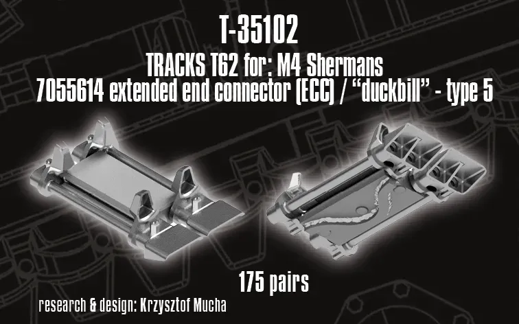 ROSSAGRAPH QuickTracks T-35102 larvband 1/35 Sherman