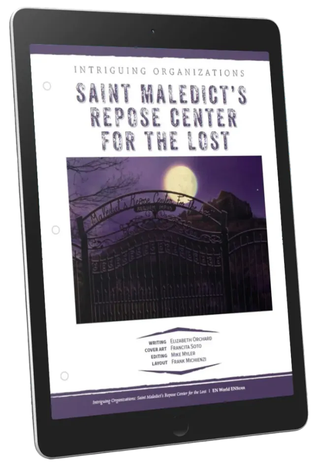 EN Publishing Intriguing Organizations Saint Maledicts Repose PDF
