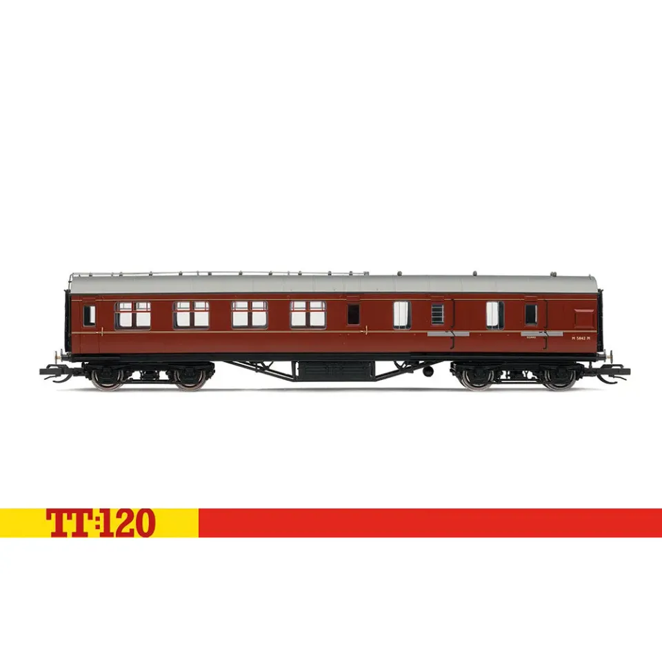 Hornby TT:120 BR 57 Brake Third vagn M5842M era 5