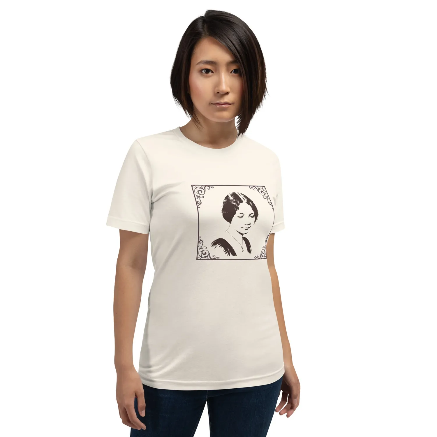 Deckarbokhandeln Dorothy Sayers T-shirt unisex bomull